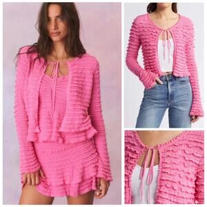 LoveShackFancy NWT Celosia Cardigan
Lovestruck Pink size XS